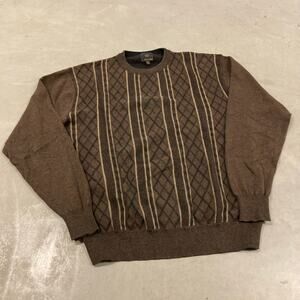 vintage patterned sweater